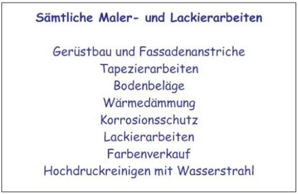 Peter Scheuerlein Malermeister