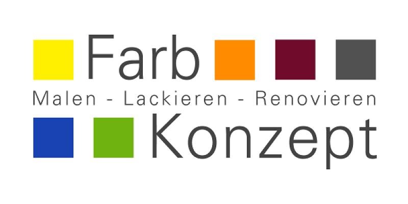 Malerbetrieb Farb Konzept