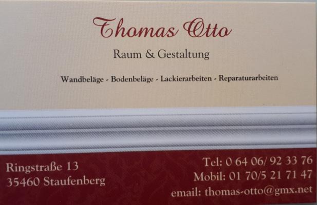 Thomas Otto, Raum & Gestaltung