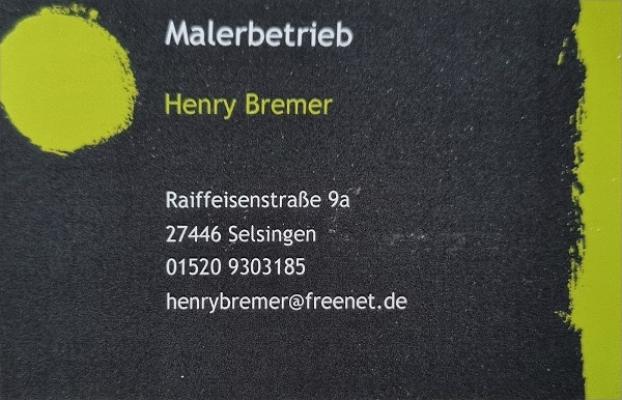 Malerbetrieb Henry Bremer
