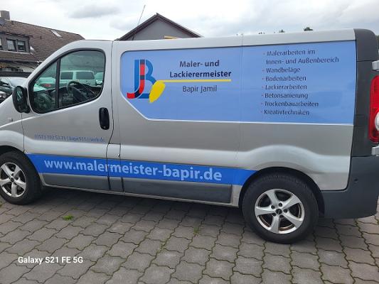 Maler und Lackierermeister Bapir Jamil