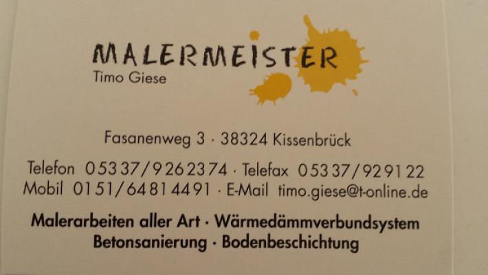 Malermeister Timo Giese