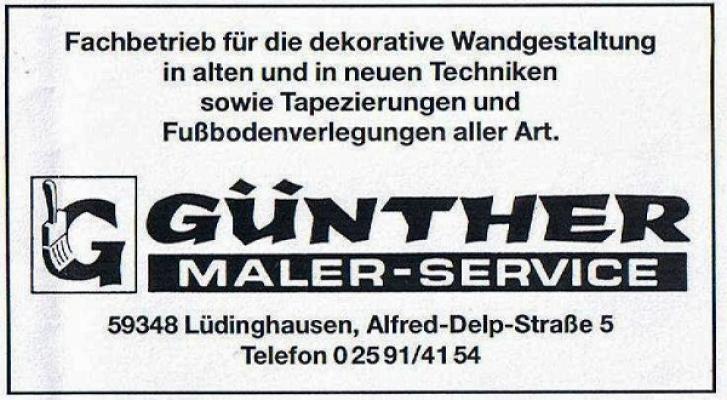 Malermeister F. Günther