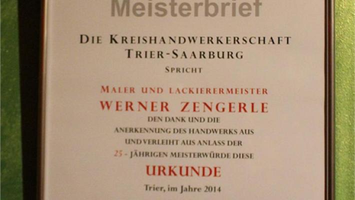 Malermeister Werner Zengerle Einzelunternehmen