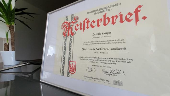 Maler- und Lackierermeister Dennis Krüger