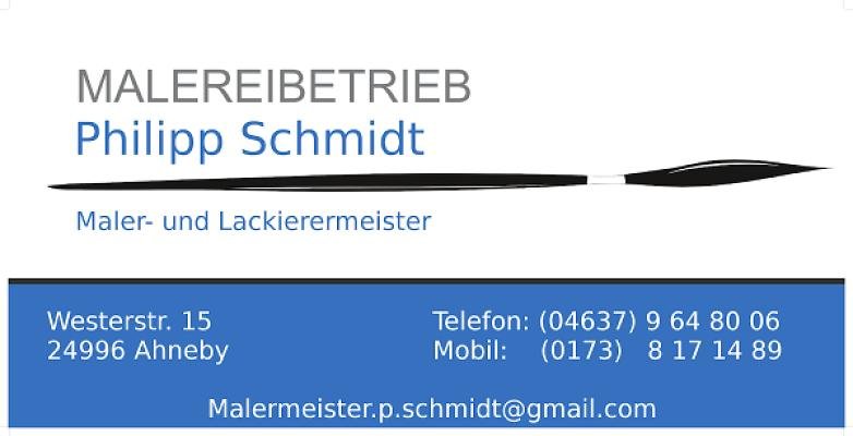 Malereibetrieb Philipp Schmidt