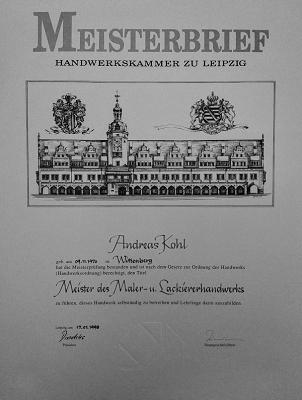 Malermeister Andreas Kohl