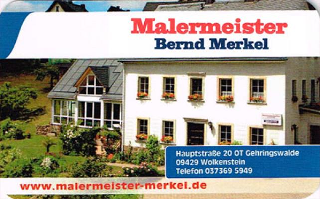 Malermeister Bernd Merkel