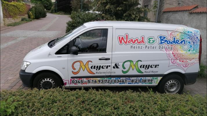 Wand & Boden Malermeisterin M. Mayer und Bodenleger H.-P. Döring