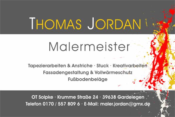 Malermeister Thomas Jordan