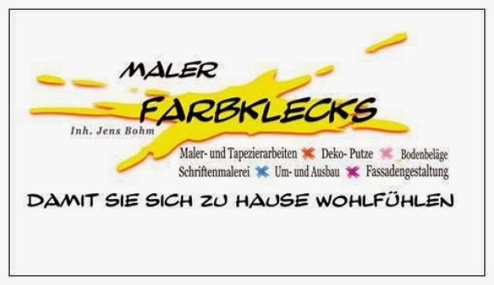 Maler Farbklecks