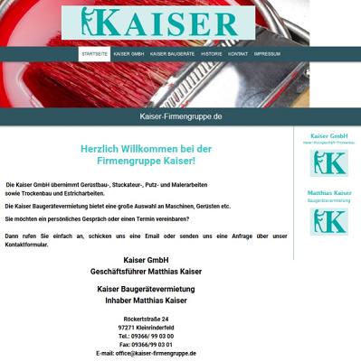 Kaiser GmbH Maler-Stuckgeschäft-Trockenbau