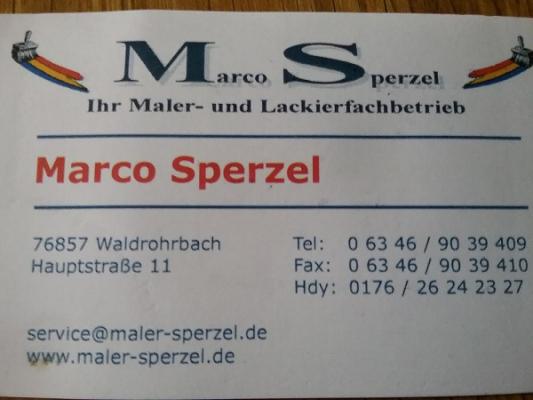 Malerbetrieb Marco Sperzel